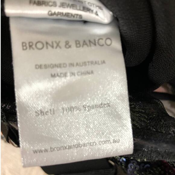 Bronx & Banco Annabelle Jumpsuit Sequin Black L - Picture 13 of 16